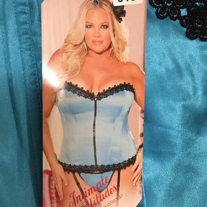 JACQUARD CORSET BY INTIMATE ATTITUDES X9001X
